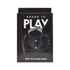 Bound to Play Kitty Cat Face Mask Black